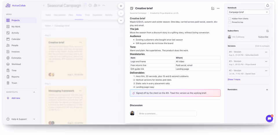 Notes and Shortcuts