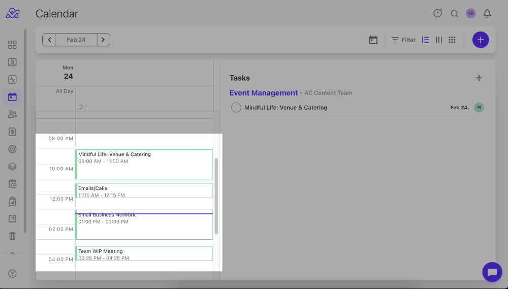 time boxing example in activecollab