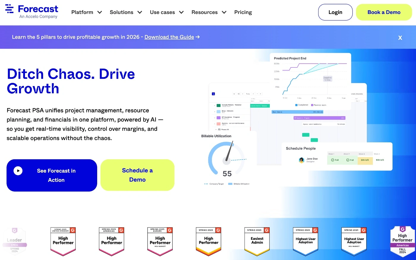 forecast homepage screenshot