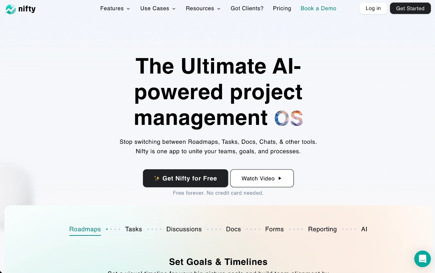 nifty homepage screenshot