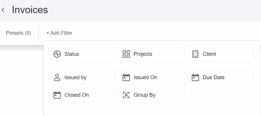 ActiveCollab Invoices Report
