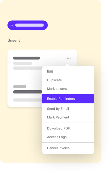 payment reminders