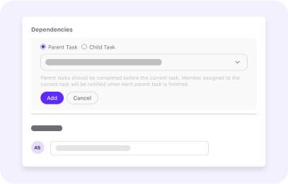 task dependencies