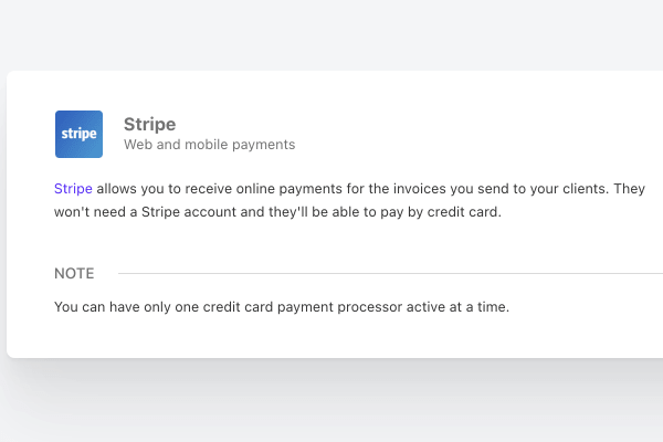 paypal stripe integration invoice client